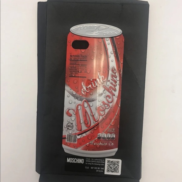 Moschino Drink Apple iPhone 5/5S Case With Box - Picture 7 of 8
